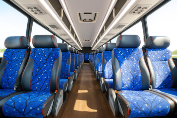 Blue Springs Charter Bus Inside