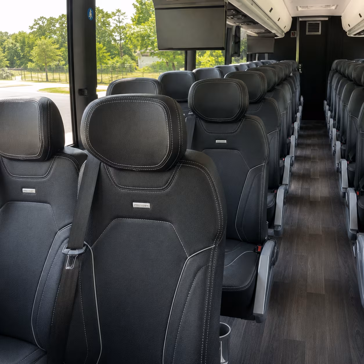 blue springs charter bus interior gallery