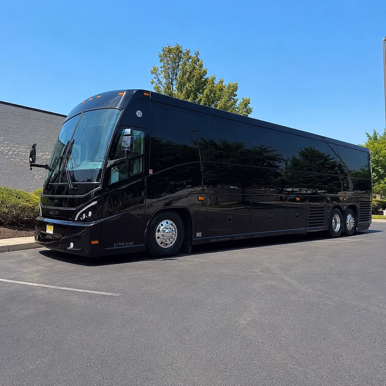 blue springs charter bus rental exterior