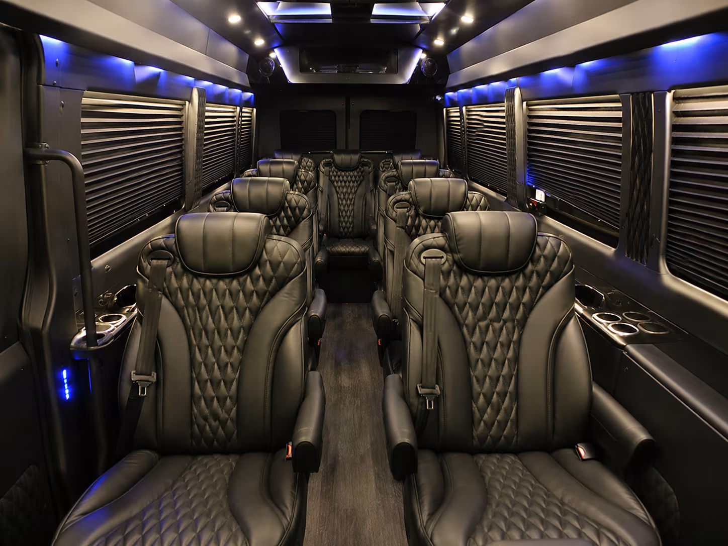 blue springs corporate event transportation onboard seating