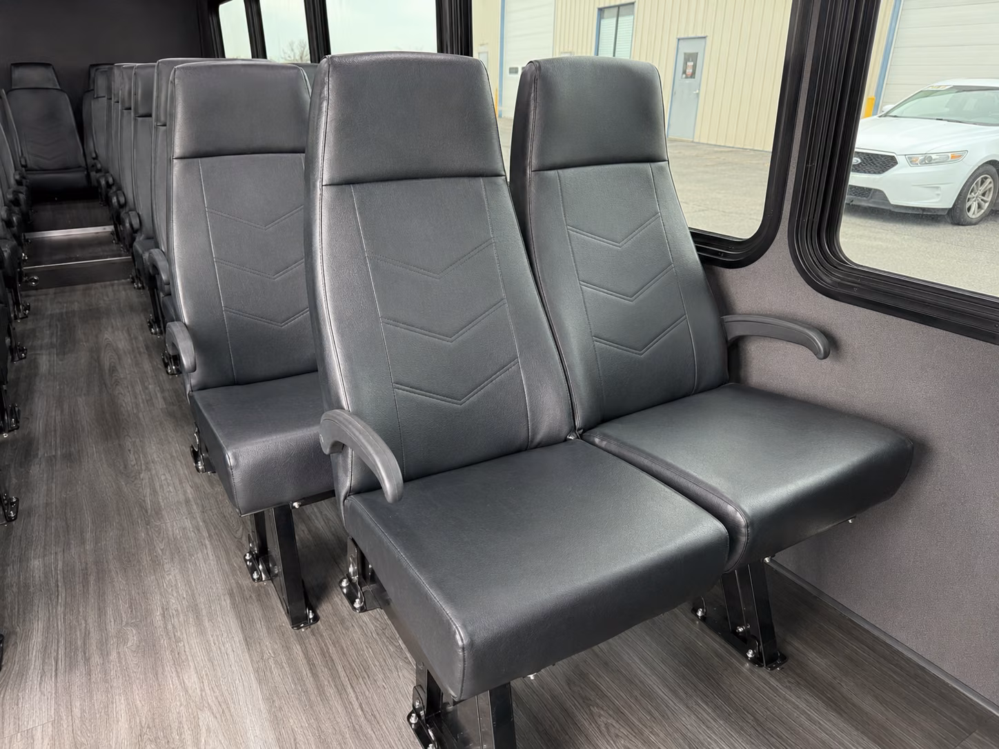 blue springs employee transportation onboard seating
