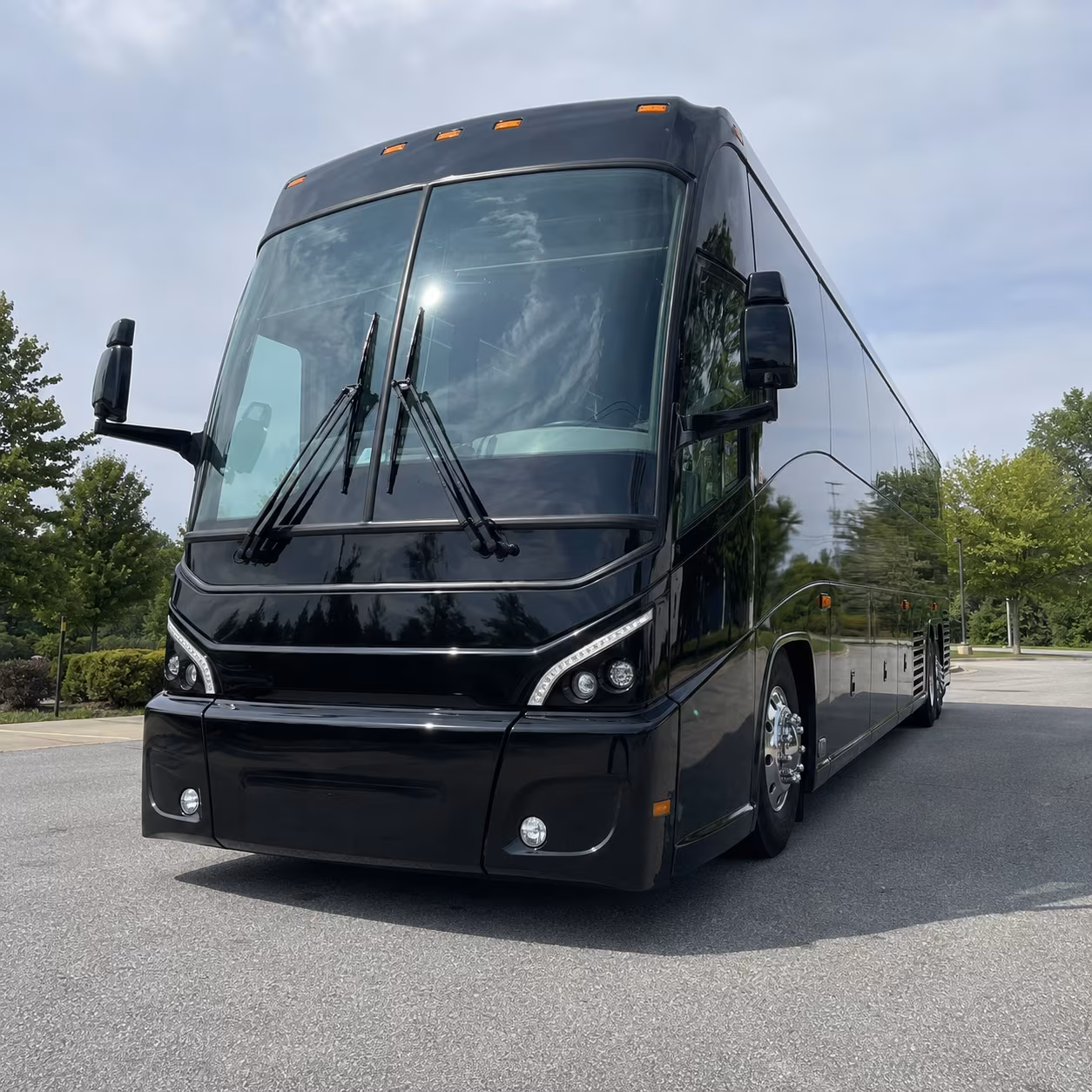 charter bus transportation between blue springs and whiteman air force base